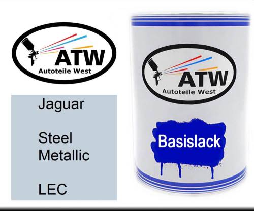 Jaguar, Steel Metallic, LEC: 500ml Lackdose, von ATW Autoteile West.